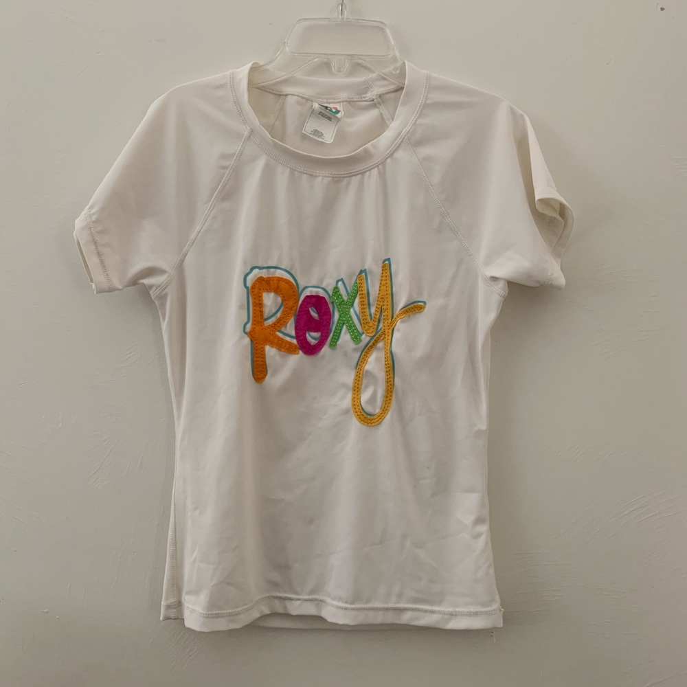 White Roxy Girl’s Rashguard